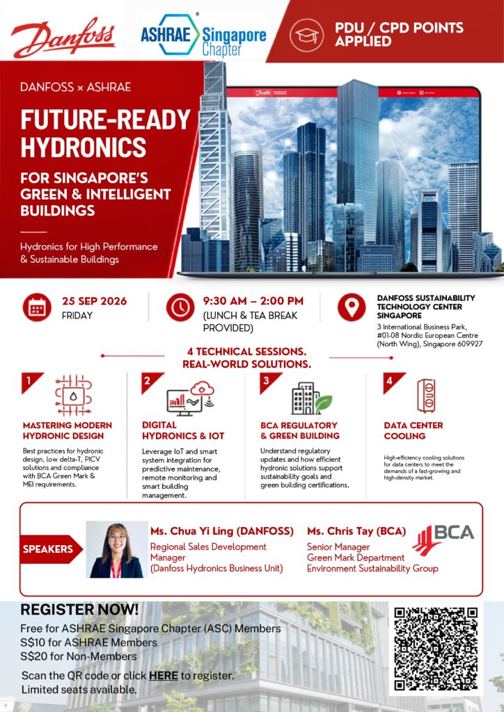 Danfoss x ASHRAE Singapore Chapter LUNCH & LEARN